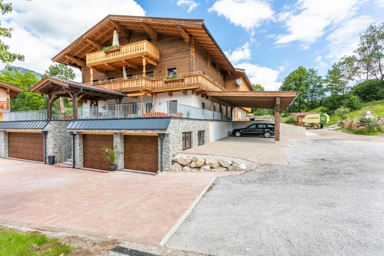 Familienbauernhof Bairau Grubhoerndl Scheffsnoth Buitenkant foto